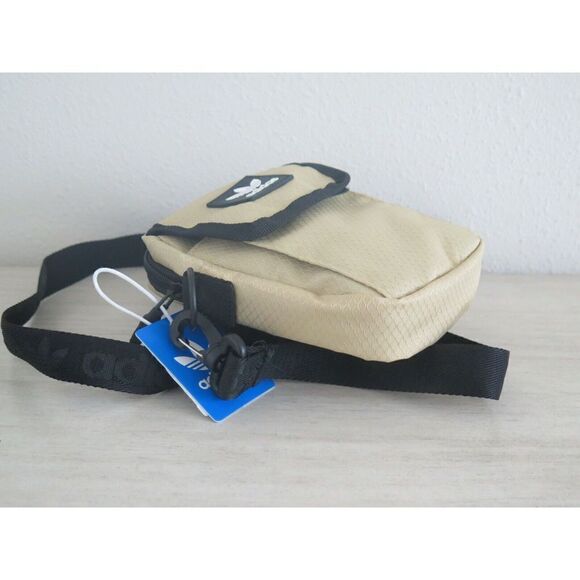 adidas EX6765 Unisex Sand/Black Small National Festival Crossbody Shoulder Bag - Picture 3 of 6